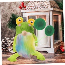 LIFKOME 3sets Gnomes Faux Beard Craft Beads for Gnome Dolls Pre-Cut Beards and Nose for Holiday Decorations