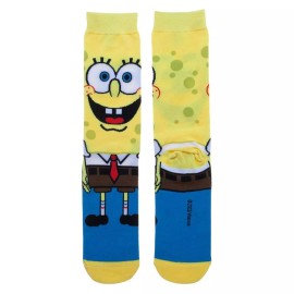 Bioworld Sponge Bob Square Pants 360 Character Crew Socks