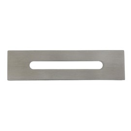 Kingston Brass TC4018 Made to Match Bathtub Overflow Hole Cover, 4-1/8'' (L) x 1-1/16'' (W) x 7/16'' (H), Brushed Nickel