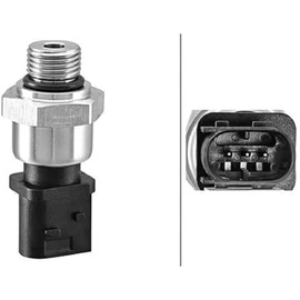 HELLA 6PP 009 409-661 Sensor, Exhaust Pressure - 4-Pin - Screw Connection
