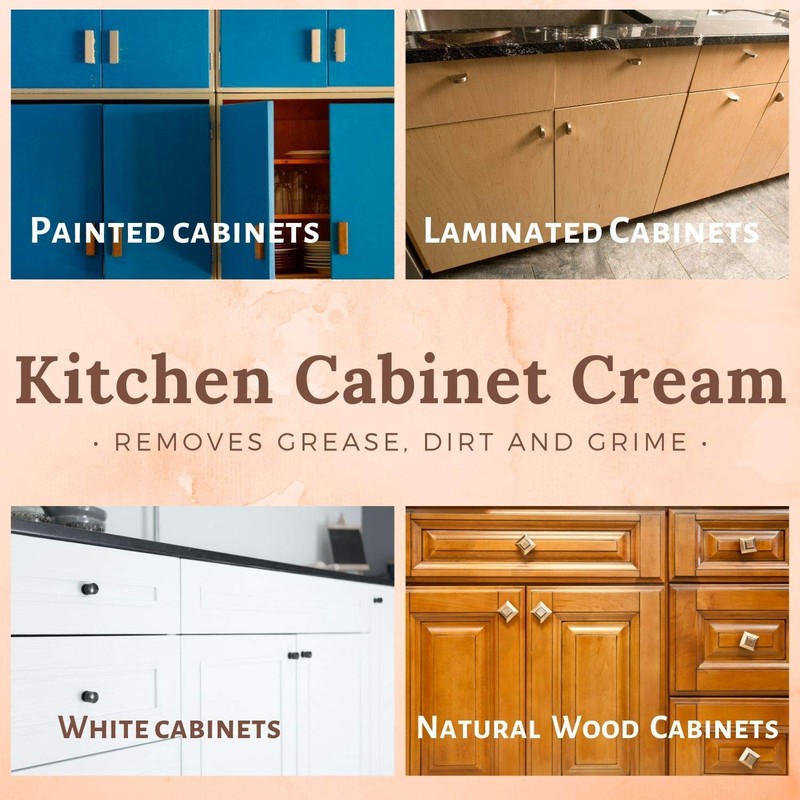 Parker and Bailey Kitchen Cabinet Cream-Wood Cleaner-Grease Remover 16 oz
