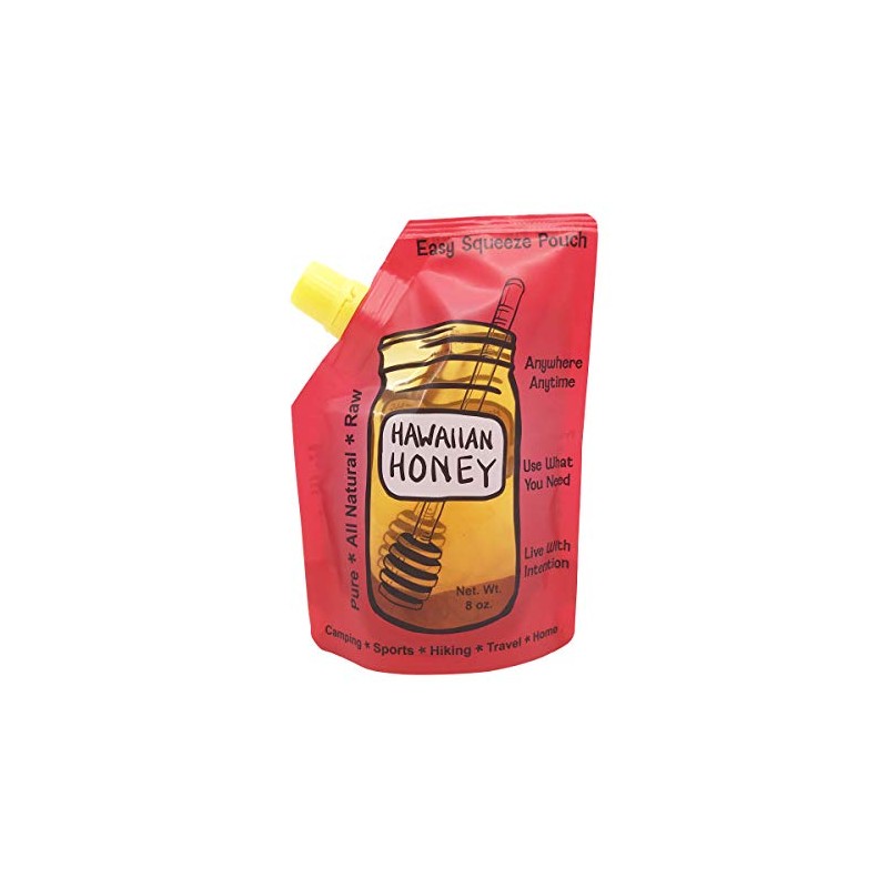 Hawaii Honey Pouch 8oz | Easy Squeeze Energy Boosting |