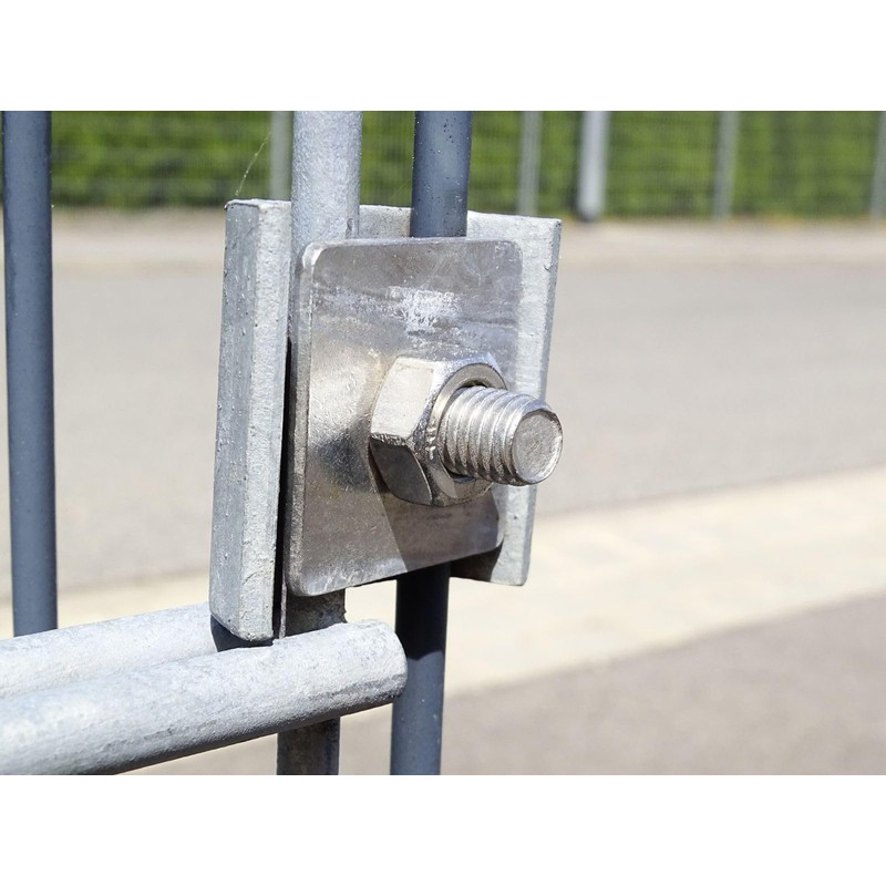 Pack of 10 Corner Connectors in Galvanised I Grid Mat