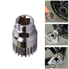 MidGard 4-in-1 tool set (chain whip, sprocket puller, bottom bracket nut, crank puller) for bicycle