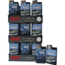 Eclipse Djeep Lighters War Games, Navy 36ct