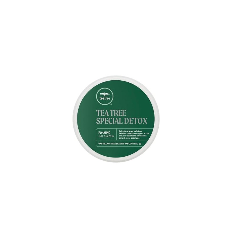 Tea Tree Special Detox Exfoliante Espumoso con Sales, Limpia y
