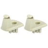 QUARKZMAN Pack of 2 Sun Visor Brackets Beige No. 1EJ51BD1AA