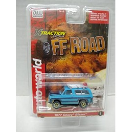 Auto World SC388-1A Off Road 1977 Blazer HO Scale Electric Slot Car - Blue