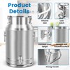 304 Stainless Steel 20 Liter Milk Can, 5.25 Gallon Wine