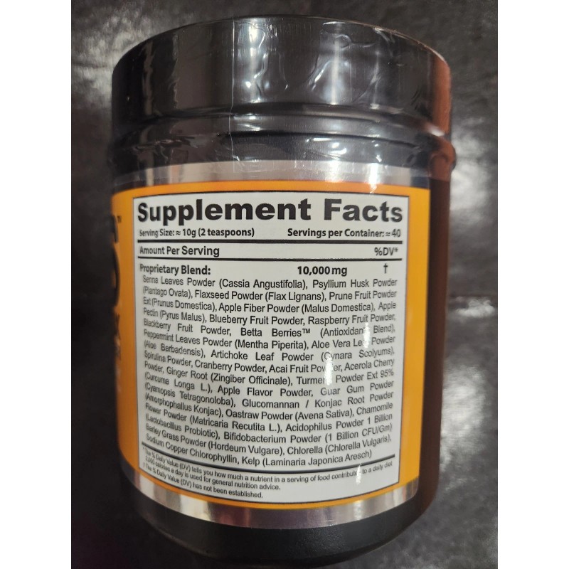 GMJ NATURAL PRODUCTS 30 FIBER DETOX CLEANSER SUPPORTS DIGESTIVE HEALTH