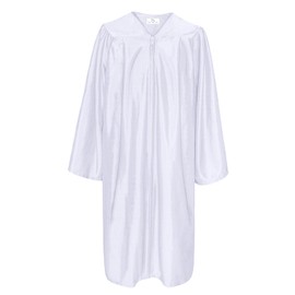 Happy Secret Shiny Unisex Graduation Gown Choir Robe for Church Adults Pulpit and Pastor Judge Costumes