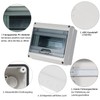 Surface-Mounted Distribution Box, 1 Row, 5 Modules, IP65 Fuse Box,