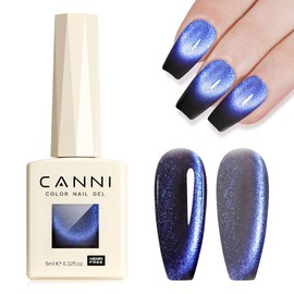 CANNI Cat Eye Gel Nail Polish 1Pcs 9ml Blue in Dark color Gel Polish High Gloss Soak Off UV Gel Starry Sky Miracle Series Gel Nail Polish Art Manicure Salon DIY Home