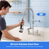 Pre Rinse Replacement Hose, 96 cm/38" Stainless Steel Commercial Pull