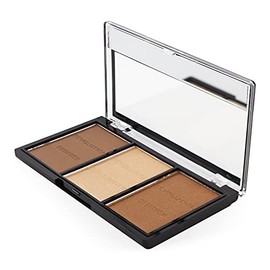 Makeup Revolution Kit Ultra Sculpt & Contour Palette, Define Your Features, Vegan & Cruelty Free, Ultra Light/Med C04, 0.13 oz