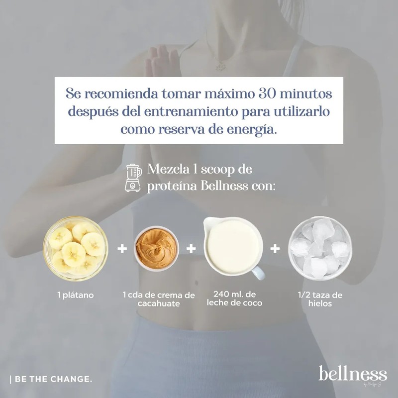 Proteína Hidrolizada Bellness, 25g Prot. 31 Servs, 0 Carbs
