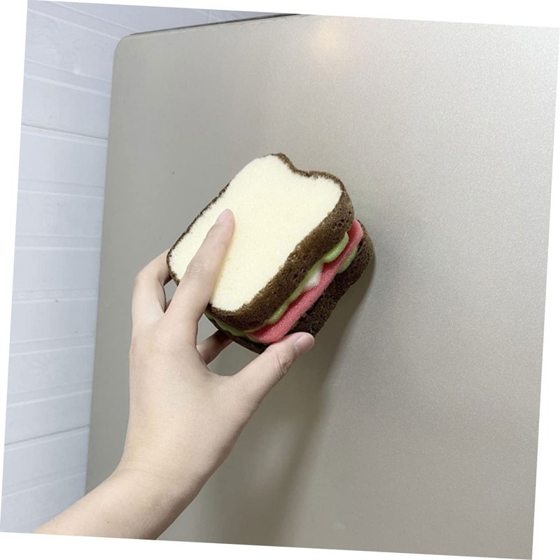 KICHOUSE 2 Pack Dish Scrubber Sponge Kitchen Sponges for Cleaning