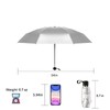 GAOYAING Windproof Travel Compact Umbrella Automatic UmbrellasUV Blocking for Rain