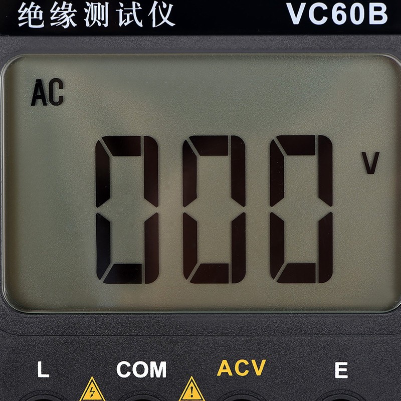 VC60B LCD Digital Insulation Resistance Tester MegOhm Meter Testers Measure