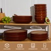 Pokini Stoneware Dinnerware Set Service for 4, 12 pcs Reactive