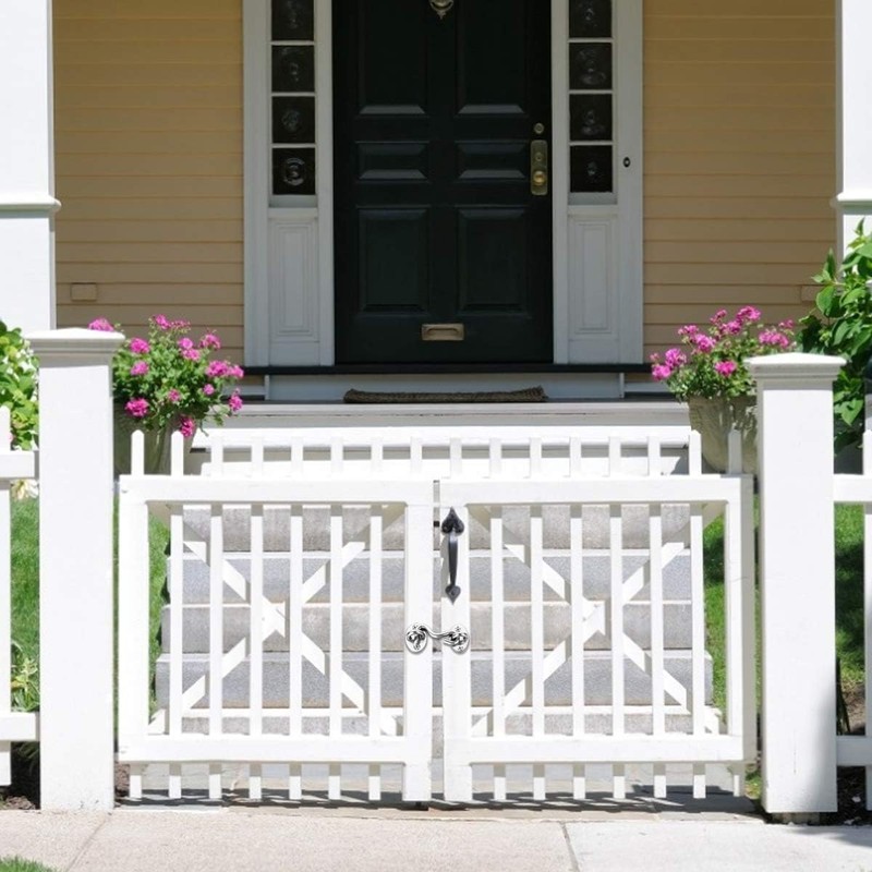 zukent 3inch Stainless Steel Cabin Hook Gate Hook and Eye