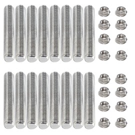 GSTP M8*1.25 Studs Kit Exhaust Studs and Nuts Kit Compatible with Ford 4.6L 5.4L F150 F250 Studs and Nuts Stainless Steel