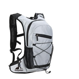 VelleyHiker Reflective Backpack Hydration Running Backpack for Men & Women, 6L Breathable Bike Rucksack for Cycling Hiking Outdoor Sports and Travel
