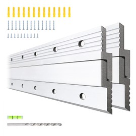 Heavy Mirror Mounting Hardware Mirror Hanger Z Clips 32 Inch 2 Pairs French Cleat Aluminum Alloy Mirror Picture Frame Hanging Kit Mirror Brackets for Wall Mounting Heavy Duty 200LB Max Load