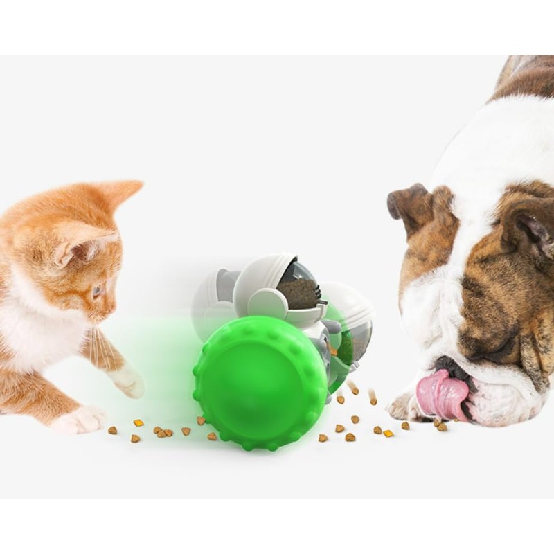 Interactive Pet Food Dispenser Toy for Dogs and Cats, Treat