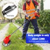 24V Electric Grass Trimmer With 6000mAh Battery Lawn Mower Powerful