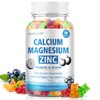 NLMUBR LUCKSIT Calcium Citrate Magnesium Zinc Gummies, Calcium 1200 mg