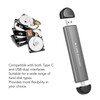 M.2 SSD Enclosure Type C USB Dual Interfaces Aluminum Alloy