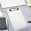 A5 Aluminium Clipboard, Metal Clipboard Folder with Clip and Measurements,