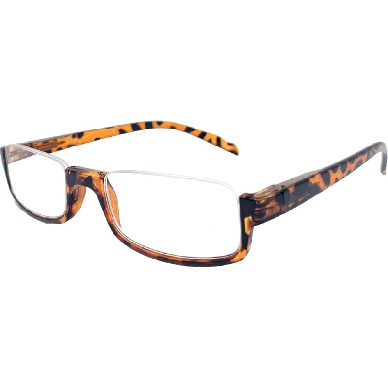 Incredible Bargains The Parker Rectangle Half Frame Reading Glasses, Unisex