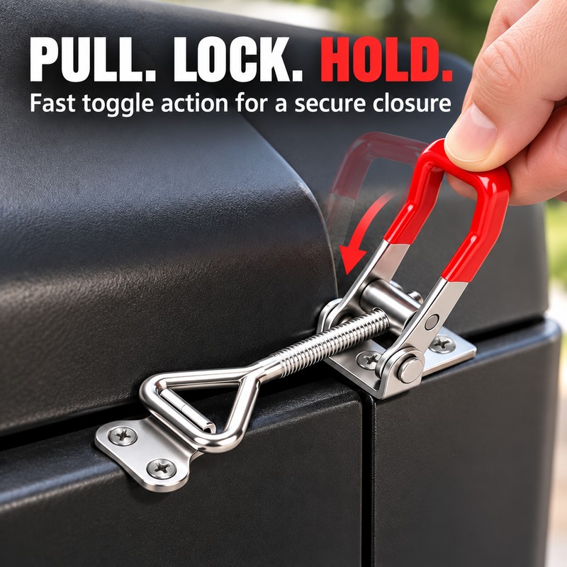 4 Pack Adjustable Toggle Latch Clamps, 360 lb Heavy Duty