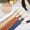 sourcing map PU Leather Purse Handles Replacement Short Strap Clutch