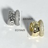 Ear Cuff Earrings for Women No Piercing Chunky Rhinestone Punk