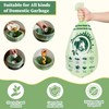Vosyinm Small Trash Bags 1.2 Gallon, 120 Count Bathroom Garbage