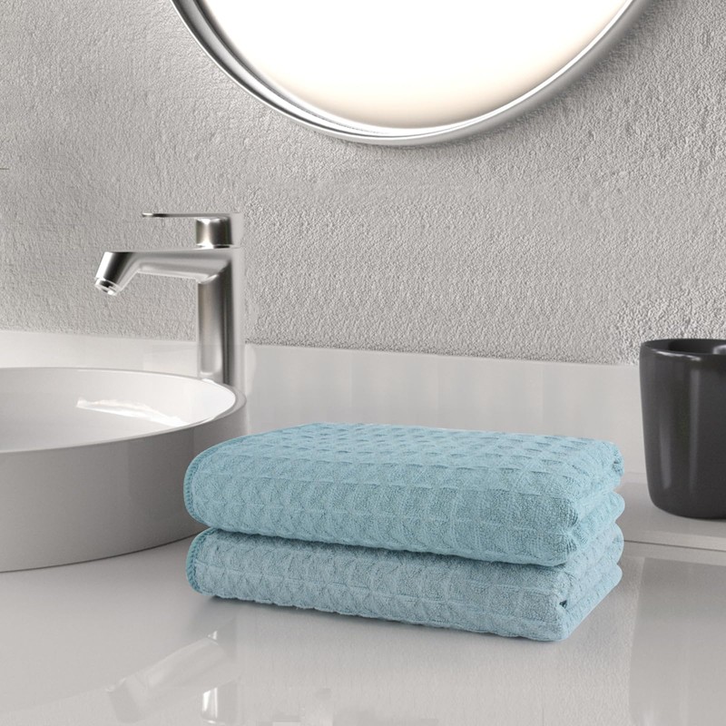 KinHwa Set of 2 Microfibre Towels | Soft, Lightweight &