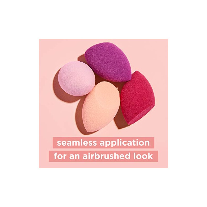 Real Techniques Mini Miracle Complexion Sponge Makeup Blender, Beauty Sponges,(2
