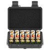 24 Slots CR2 CR123 CR123A Lithium Battery Organizer Case, IP67