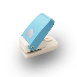 VSREI Heart Punch, Super Heavy Paper Punch, Extra Strong Motif Hole Stanzer for Paper up to 500 g/m², Cut out Heart dimensions: 2.5 x 2.2 cm