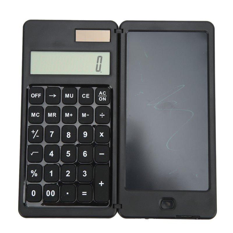 Calculator Notepad 10 Digit Display Dual Power Drive 128g Multifunction