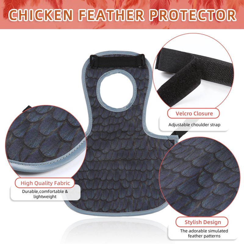 MYWSN Chicken Saddle for Hens Lightweight Chicken Apron & Back
