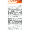 Decadry Certificate Paper – 5 Sheets of Letters & Numbers