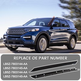 Windshield A-Pillar Trim Molding Left and Right Set Compatible with 2020-2025 Ford Explorer Replace LB5Z-7803144-AA LB5Z-7803145-AA