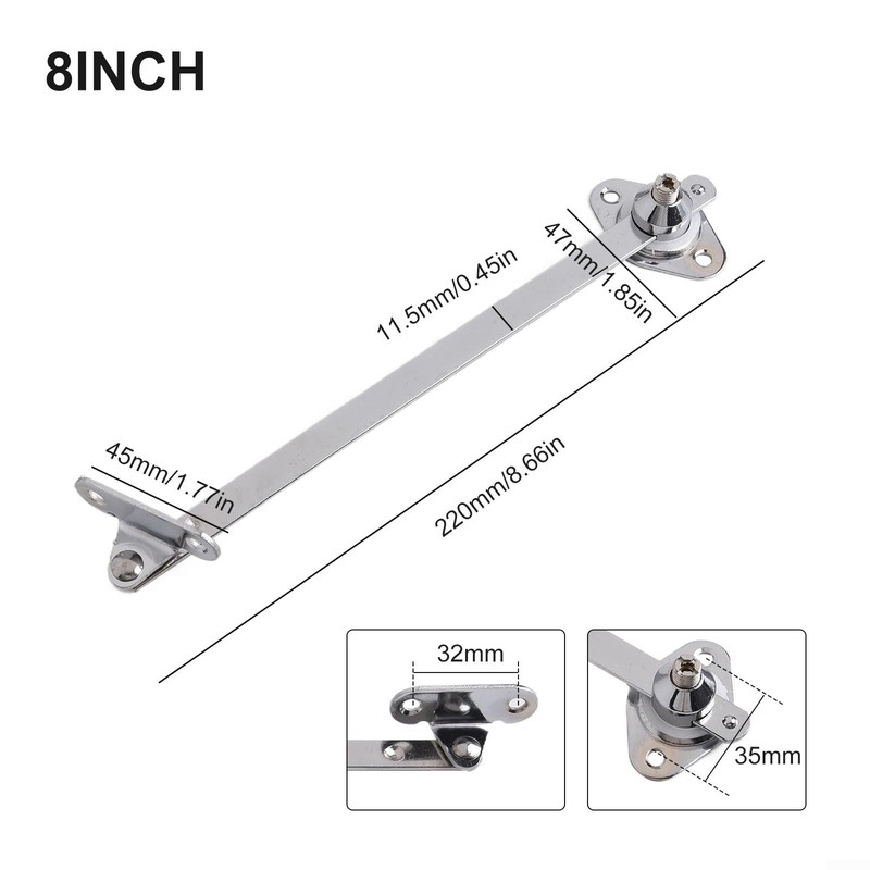 2Pcs Lid Supports Hinge, Lid Stay Soft Down Support Hinge