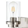 MELUCEE 4 Lights Vanity Light Brushed Nickel Modern Bathroom Lighting