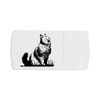 ' Siberian Cat Looking Up' Pill Box with Tablet Splitter