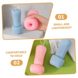 Healvian 2pcs Exfoliating Facial Scrubber Foaming Mesh Body Cleanser for Deep Skin Cleansing and Exfoliation Comfortable Grip for Daily Use